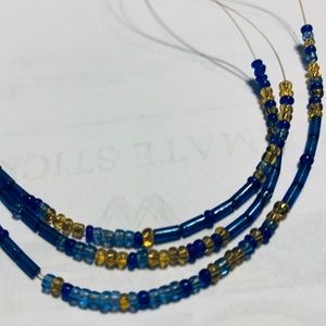 Beaded Tru-strand necklace